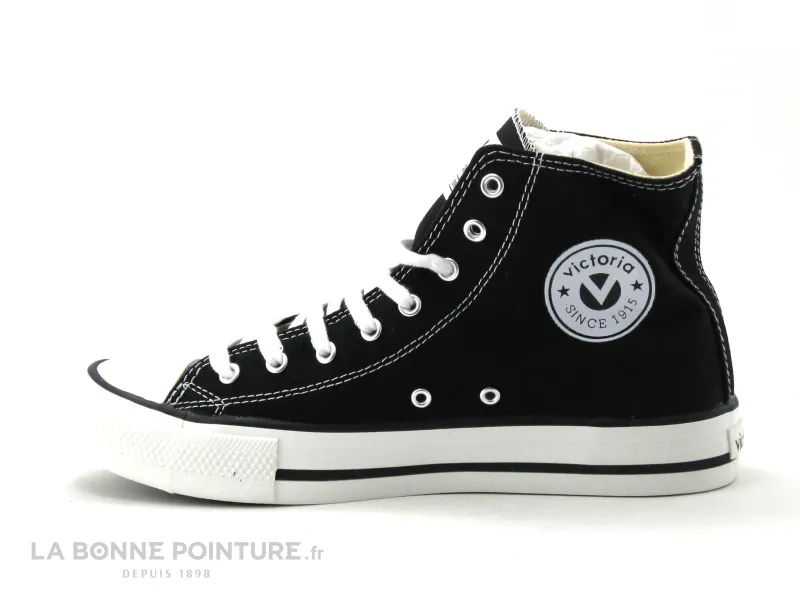 Achat chaussures Victoria Junior Basket ville, vente Victoria 06500 Noir - Basket montante toile