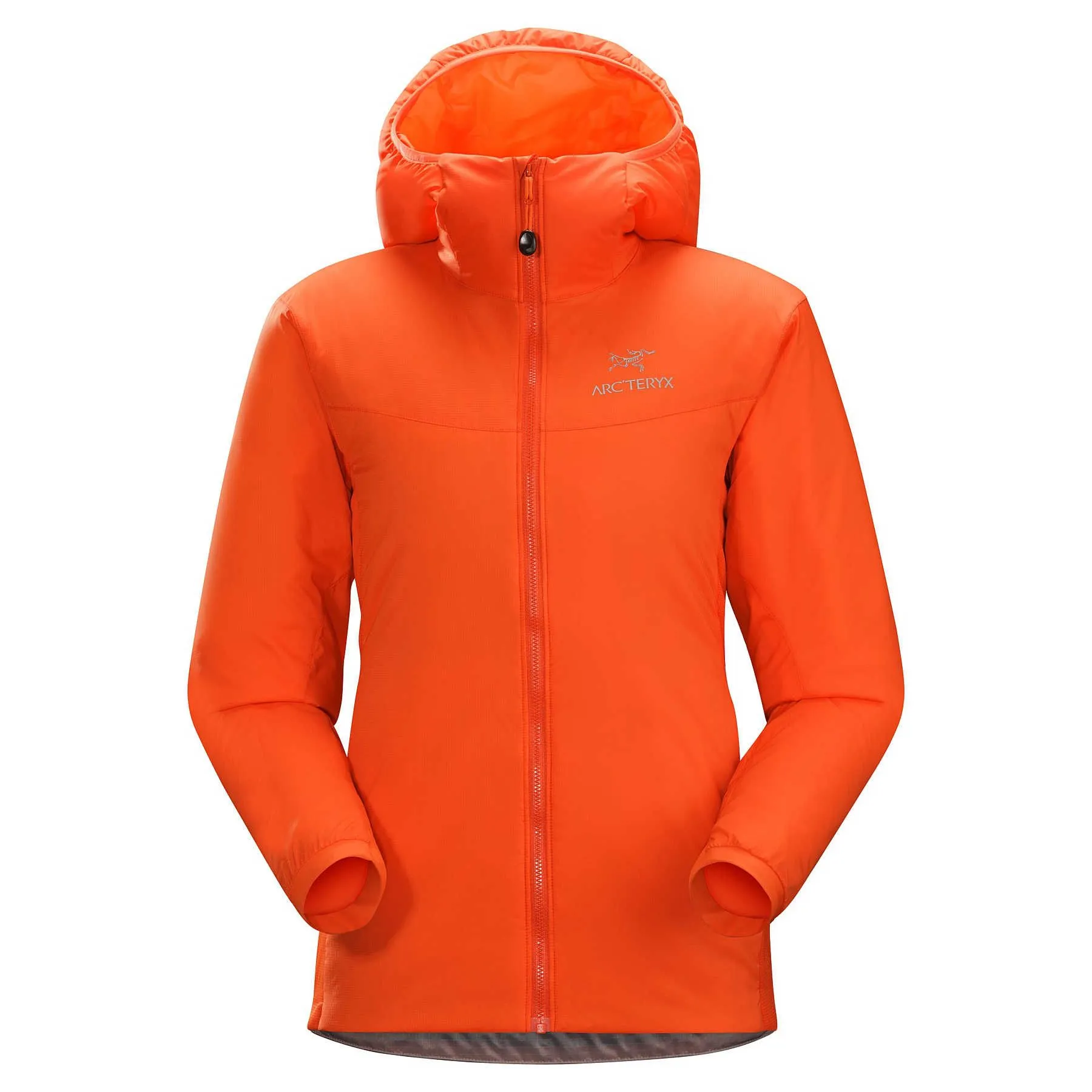 Atom LT Hoody Women's - Fiesta Red Synthetic Down Jacket