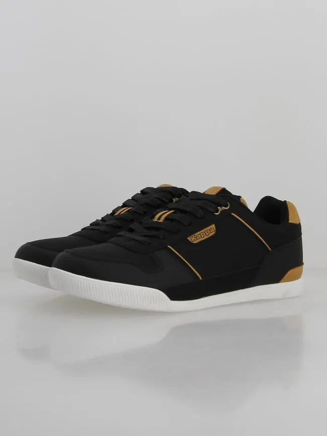 Baskets homme Kappa noires et marron - Wimod