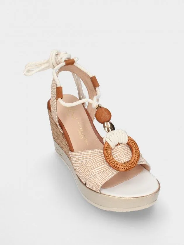 Beige Women's Sandals Poly32