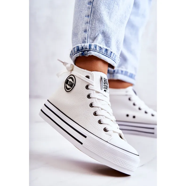 Big Star White Women's Sneakers GG274013 - White