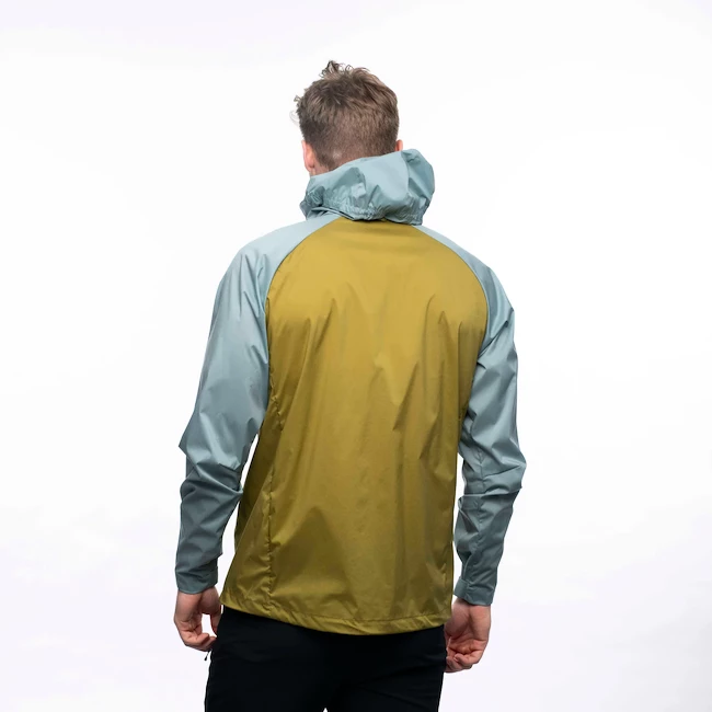 Blouson pour homme Bergans  Microlight Jacket Olive Green/Smoke Blue