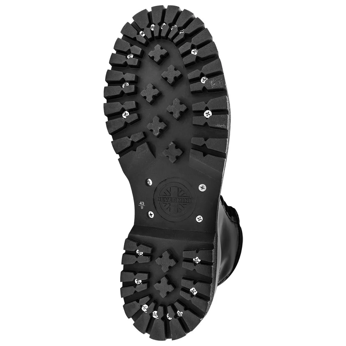 Boots NEVERMIND - 9 Holes Rangers Zip Black - Rock A Gogo