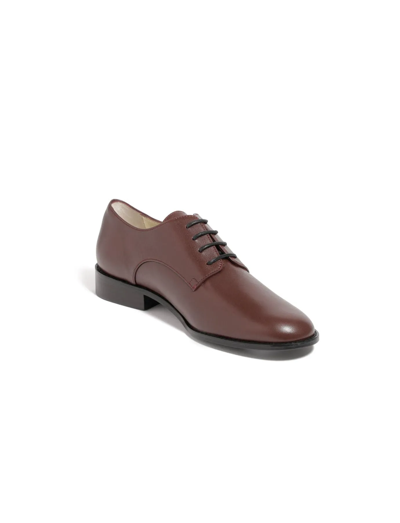 Bordeaux leather Derby Kelly
