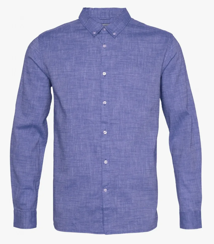 Surf The Web Long Sleeve Linen Shirt