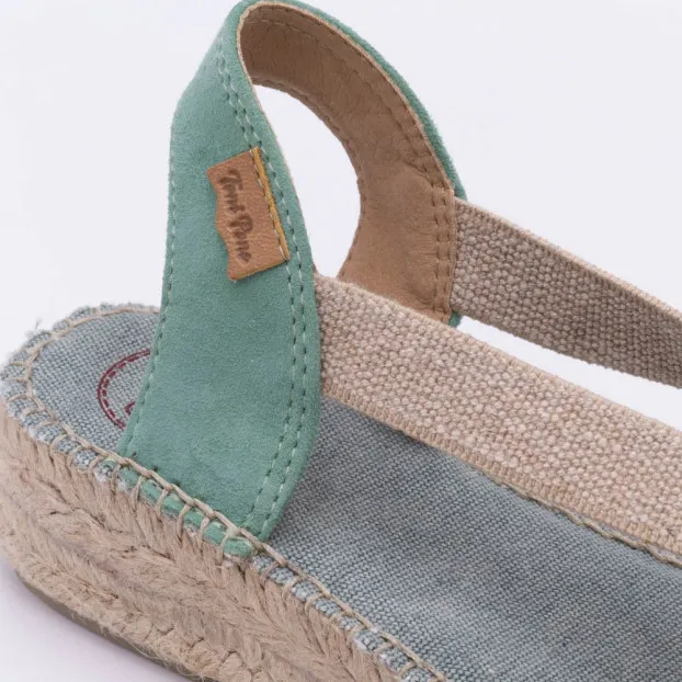 Comfortable Women's Green Toni Pons Ella Espadrilles.