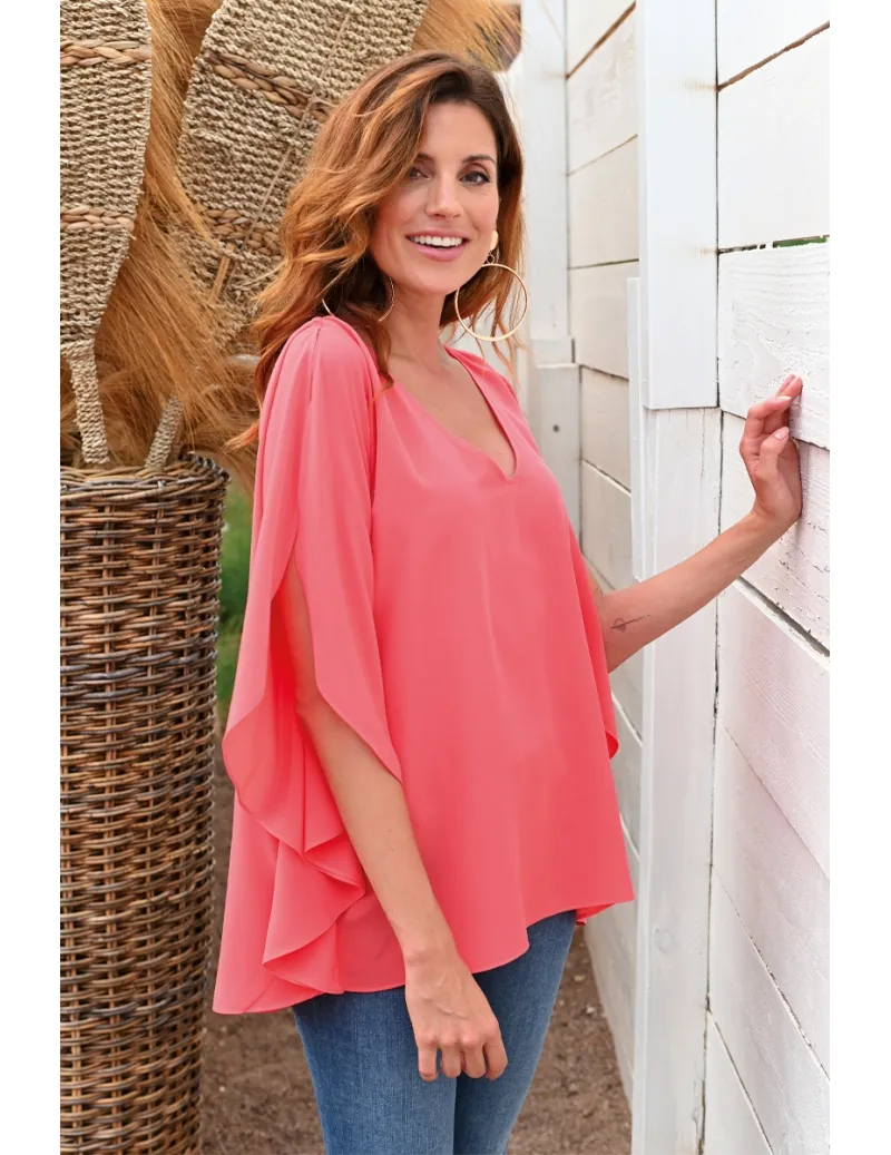 Coral Bell Sleeve Top.