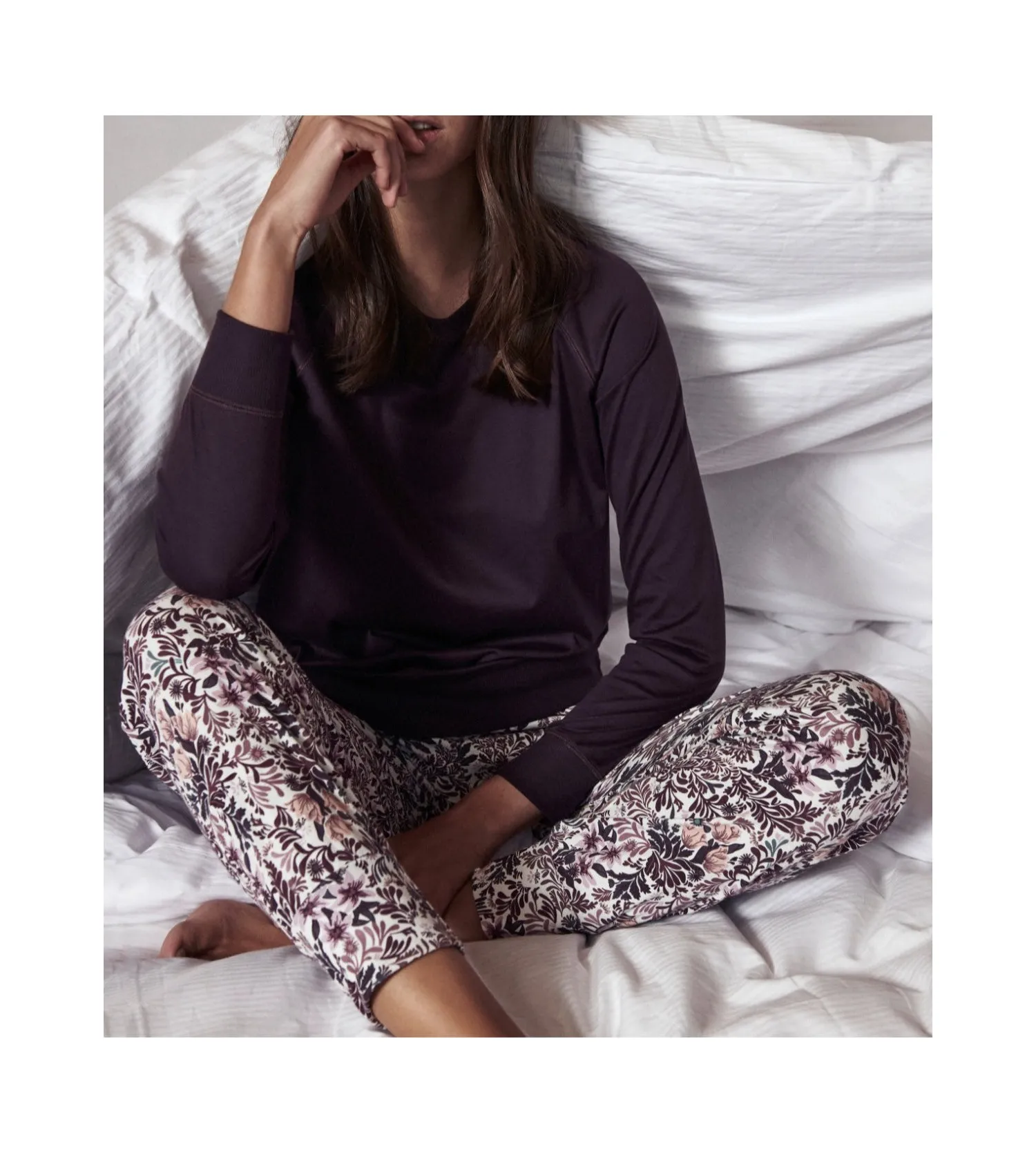Cotton Floral Pants by Calida Favourites Heritage | Lingerie Sipp