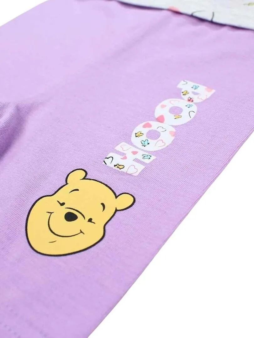 Disney Winnie The Pooh Purple Baby Girl T-shirt Leggings Set