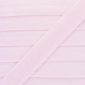 Elastic Flat Ultra Thin Lingerie Bias Tape 20 mm - Pink