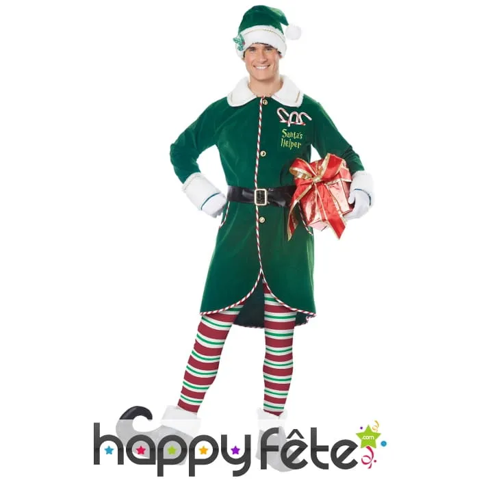 Ensemble d'elfe de Noel pour homme