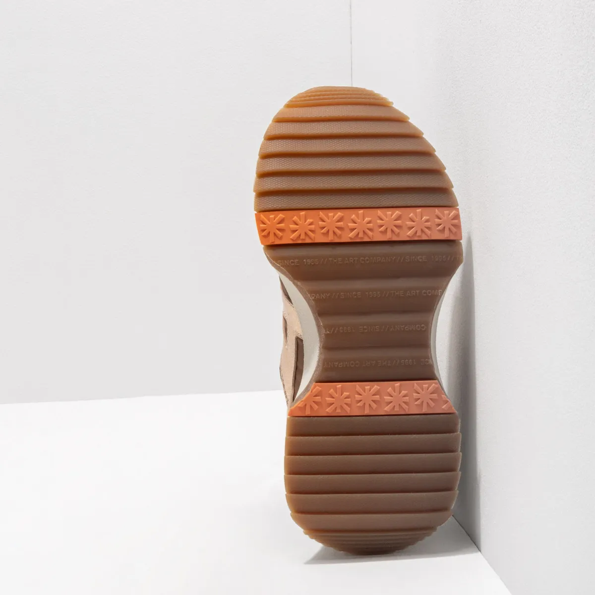 Fantasy Leather and Nylon Sneakers - Brown