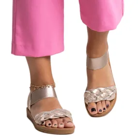 Gold Aldona d'Or Sandals