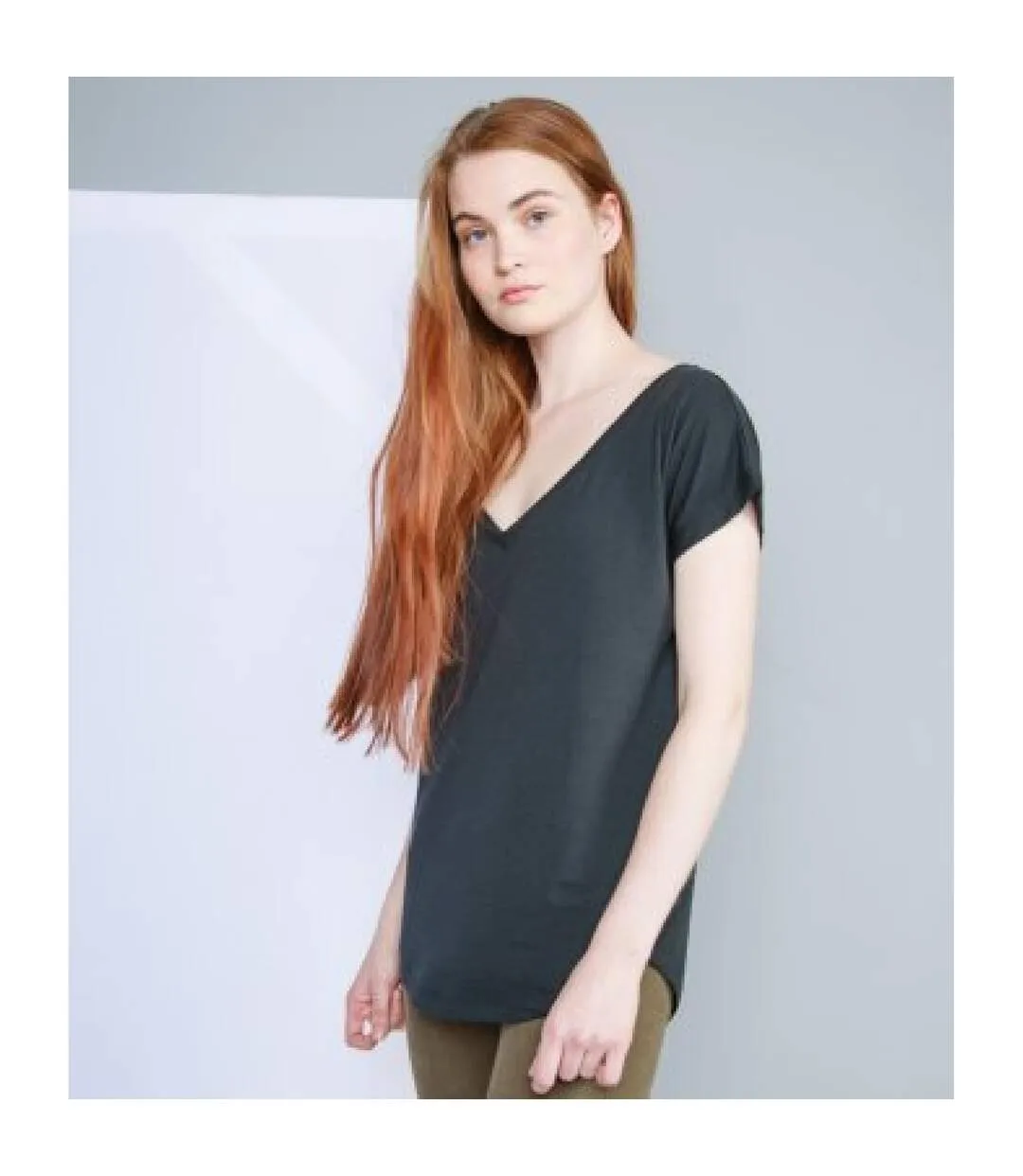 Gray Women's T-shirt Mantis