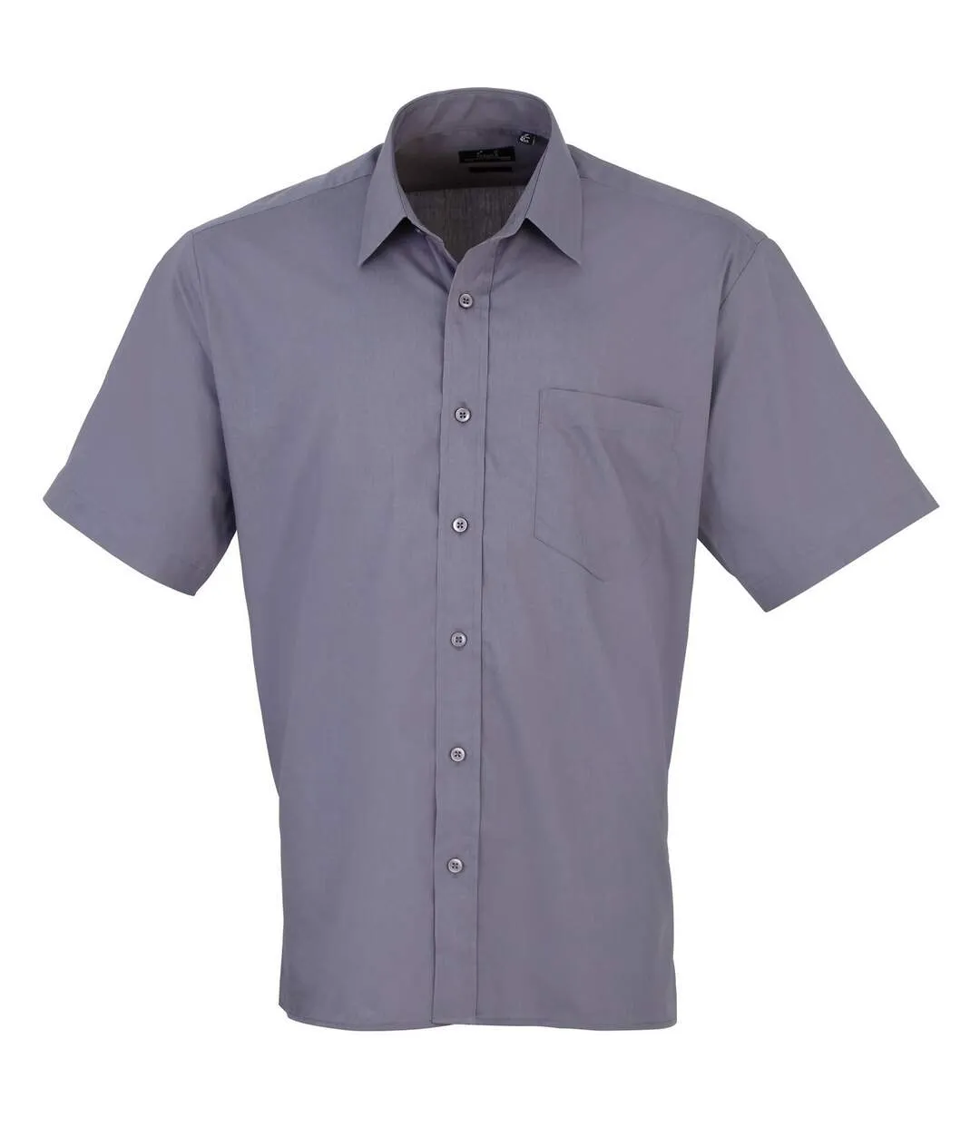 Green Short Sleeve Men's Shirt Premier Bottle Green