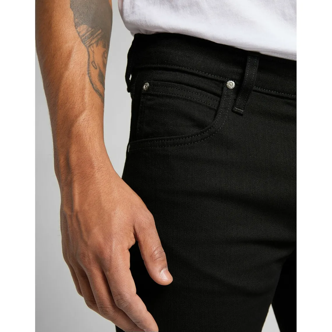 Jean Homme noir coton 32 Daren longueur Zip Fly | 3 Suisses