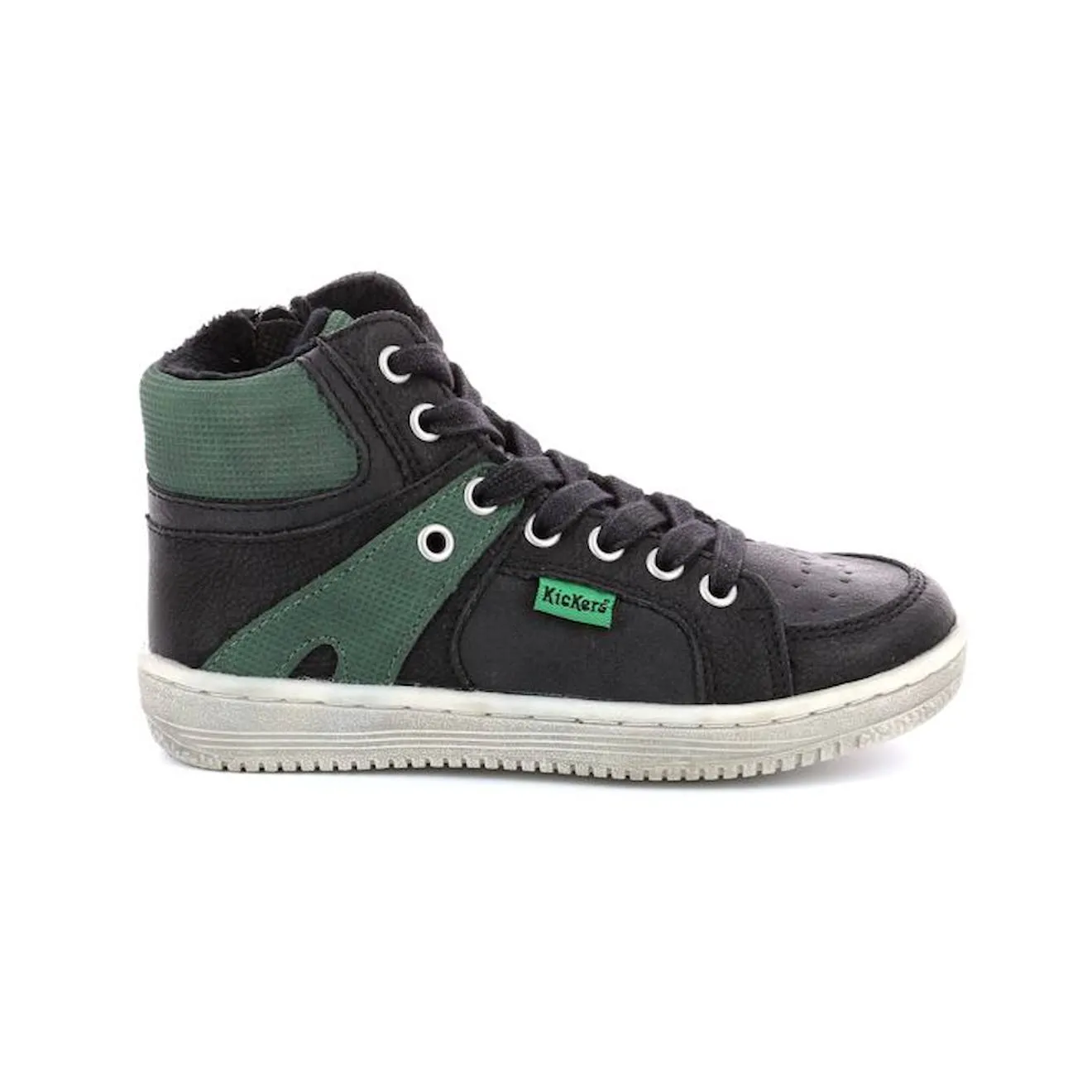 Kickers High-Top Sneakers, Navy Blue - Kickers