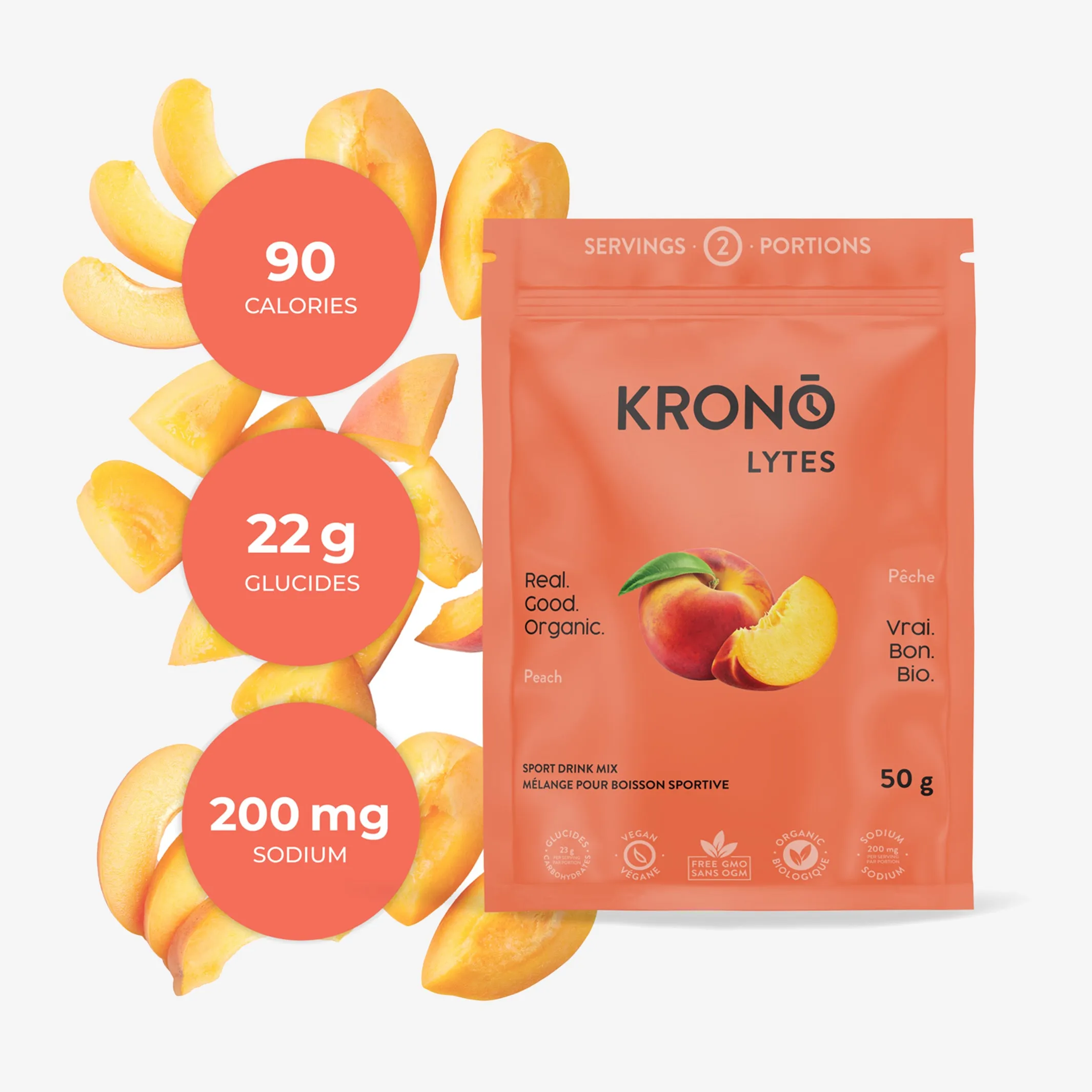 Krono - Boisson lectrolytes 50g (Boite de 16)