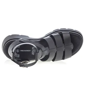 Ladies Black Free Monday Sandals/Flip-flops - Besson Shoes.