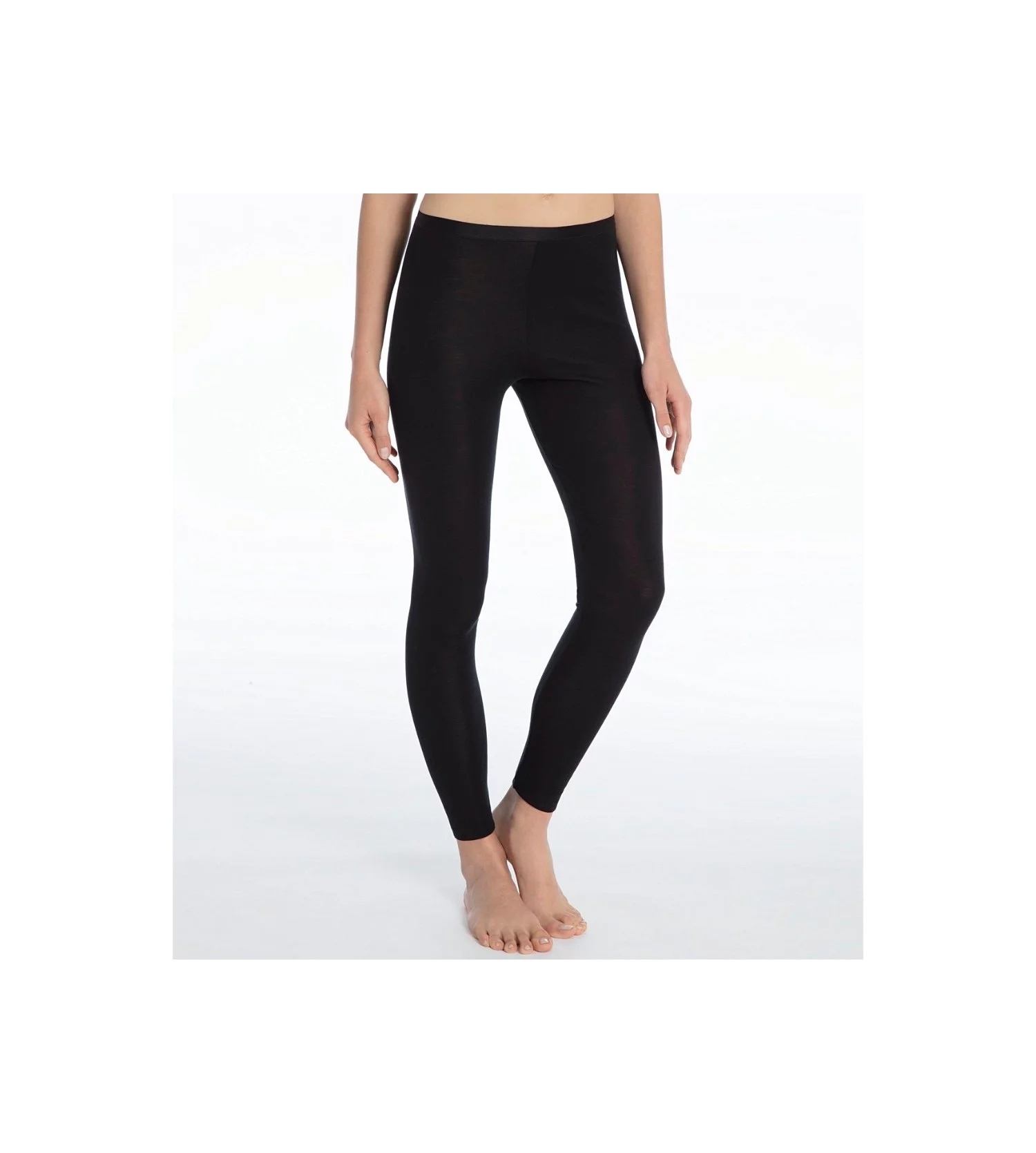 Long Wool & Silk Black True Confidence Calida | Lingerie Sipp