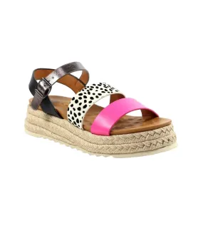Lunar women's fuchsia summer sandals