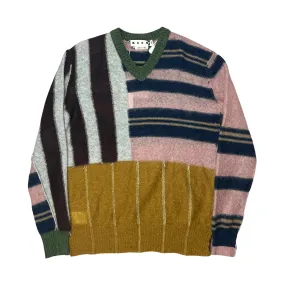 Marni Mohair Patchwork Sweater - Autumn Winter 2018