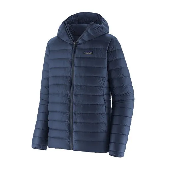Men's Down Sweater Hoody for Hiking - New Navy