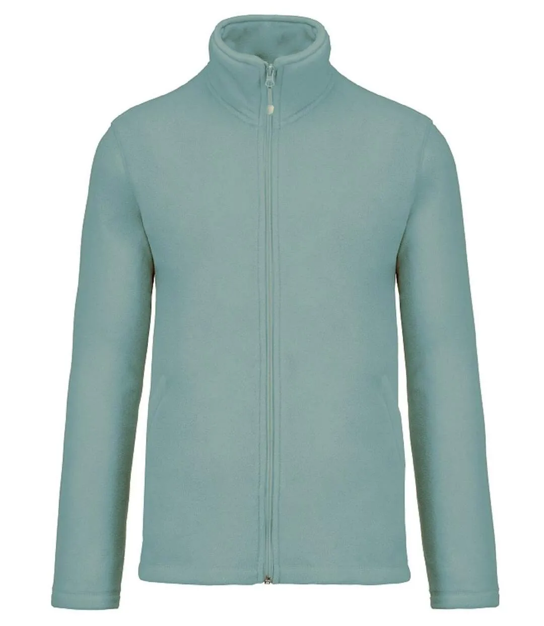 Men's Microfleece Zip-Up Jacket - K911 - Almond Green