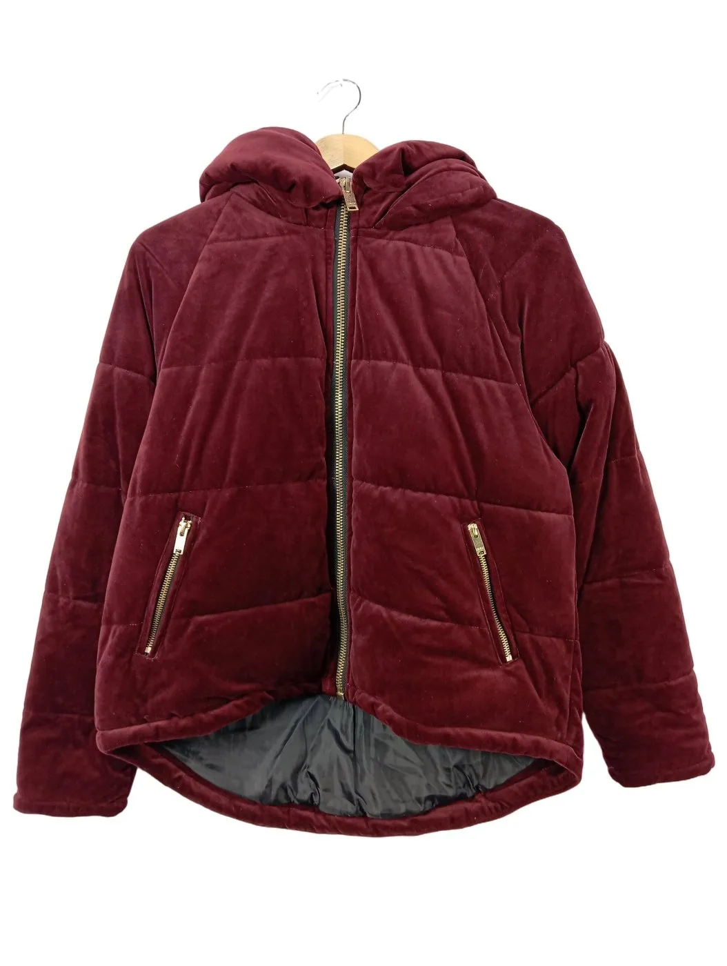 Only Veste courte rouge motif de courtepointe style décontracté