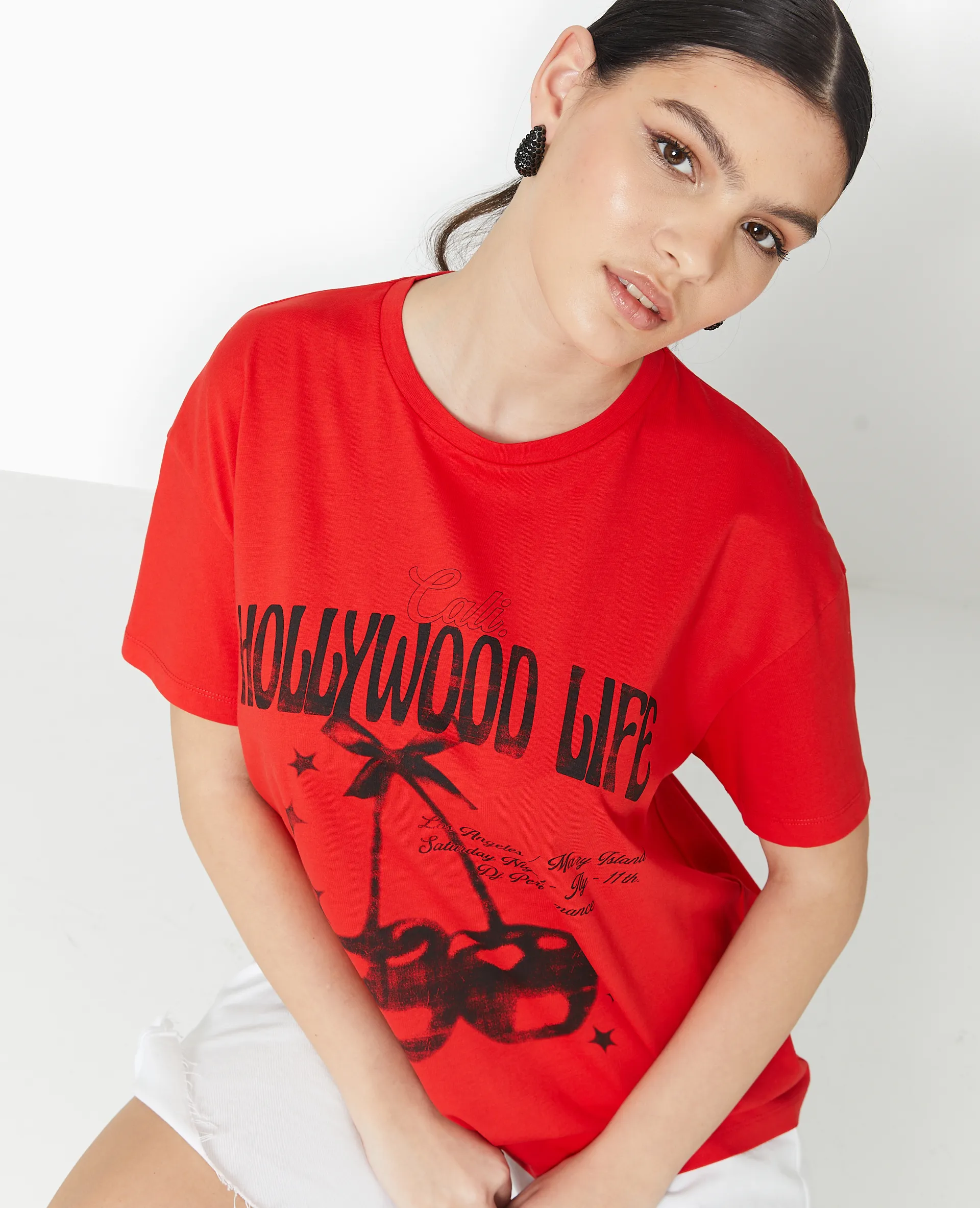 Oversized T-shirt with print