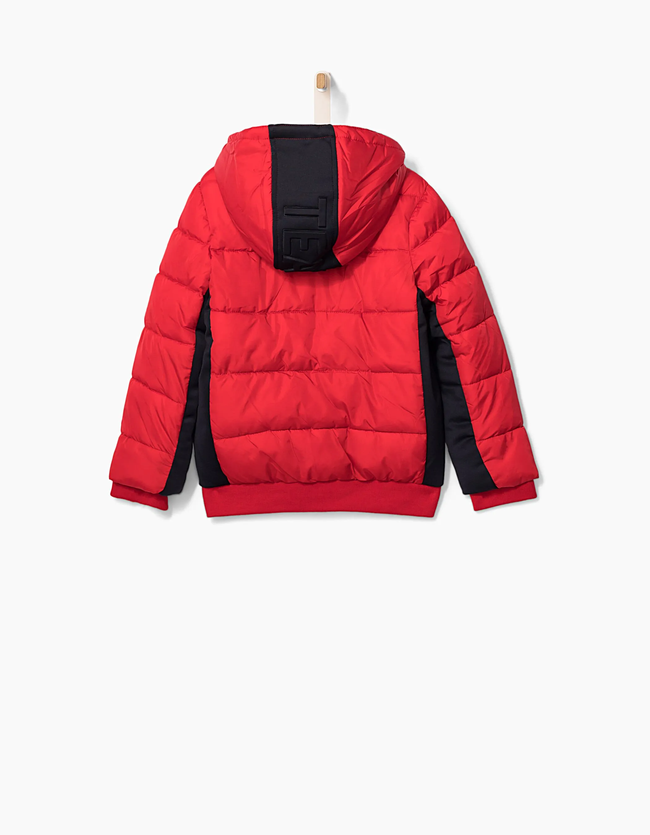 Red and Navy Boys Puffer Jacket