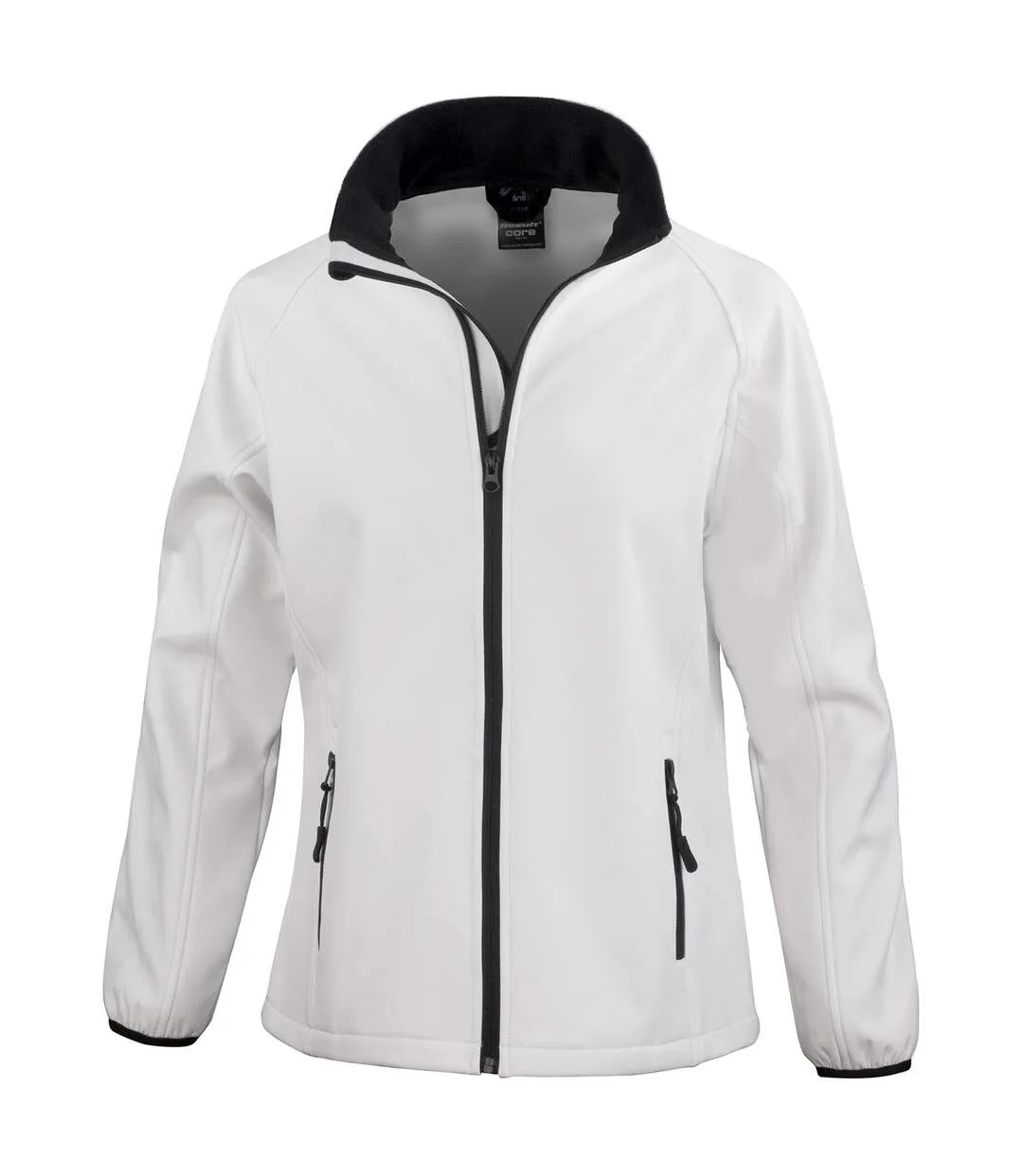 Result Core Women's White/Black Softshell Jacket