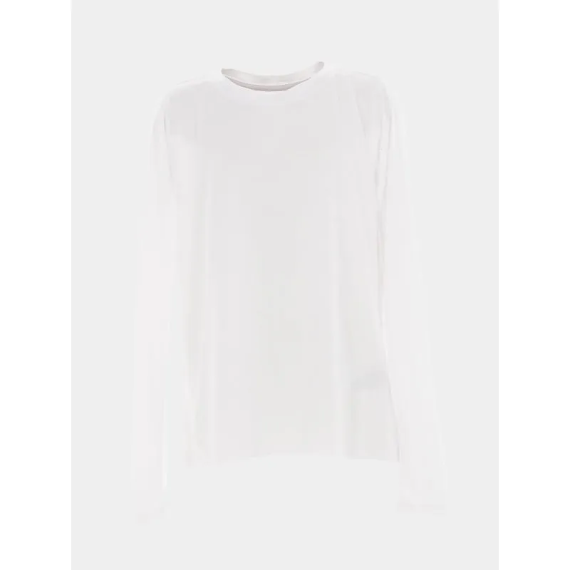 Ribbed Pink Girls' T-shirt by Adidas | wimod