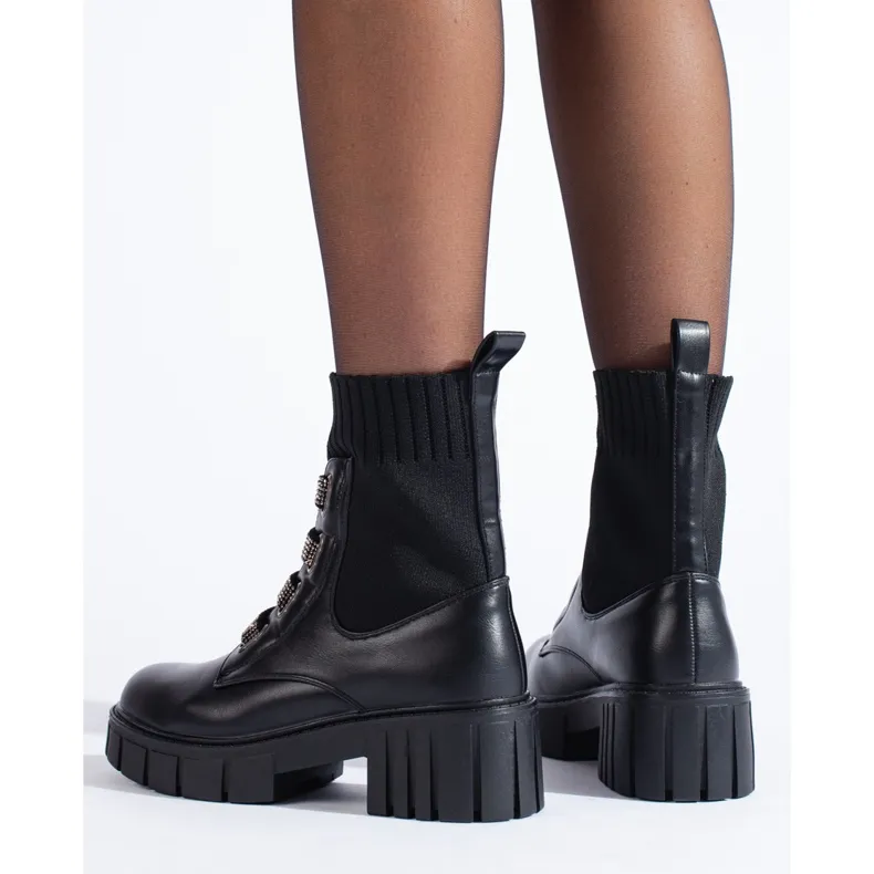 Shelovet Women's Black Boots - Black