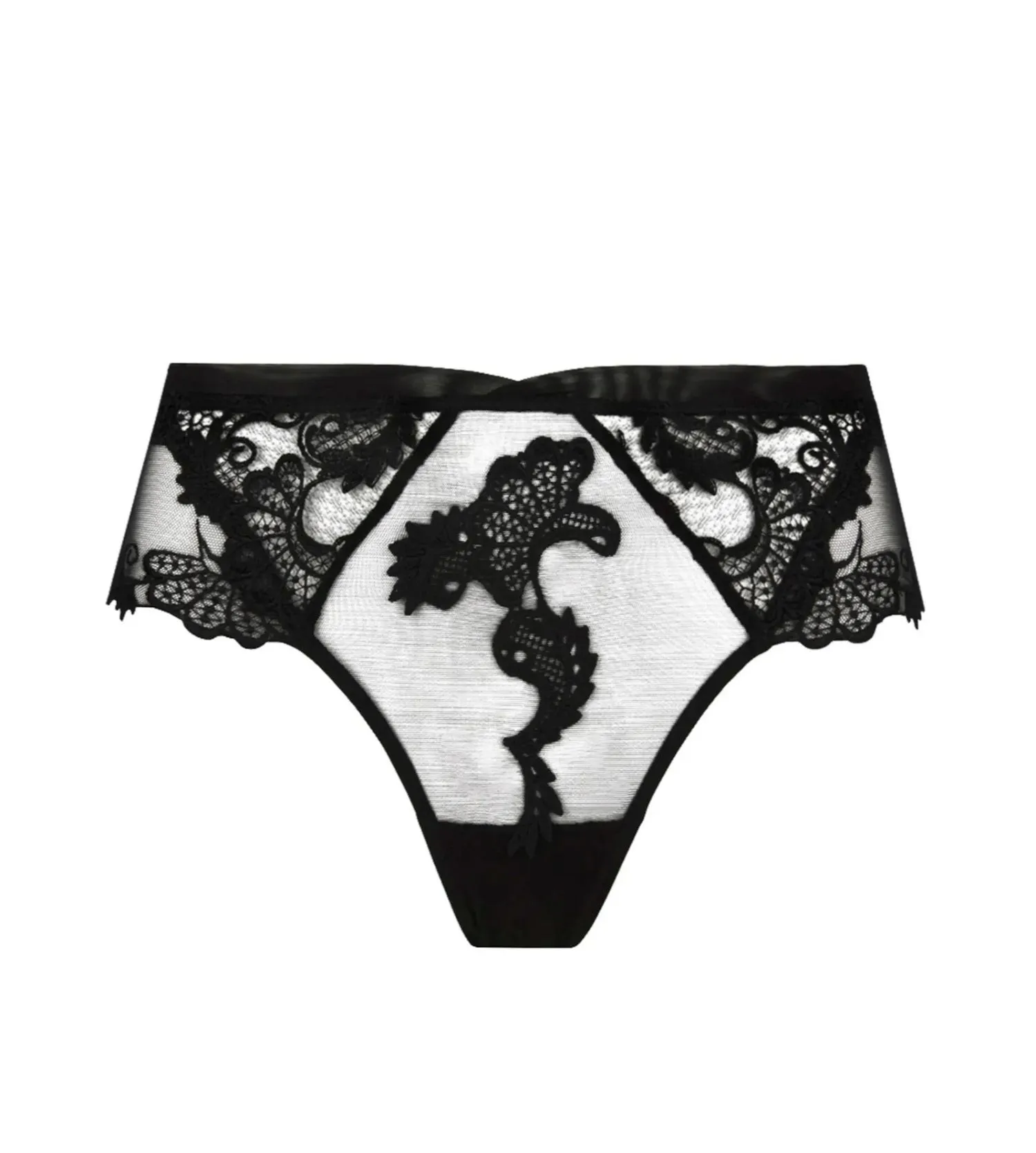 Shorty Lise Charmel Dressing Floral noir | Buy Lingerie Online