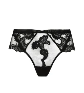 Shorty Lise Charmel Dressing Floral noir | Buy Lingerie Online