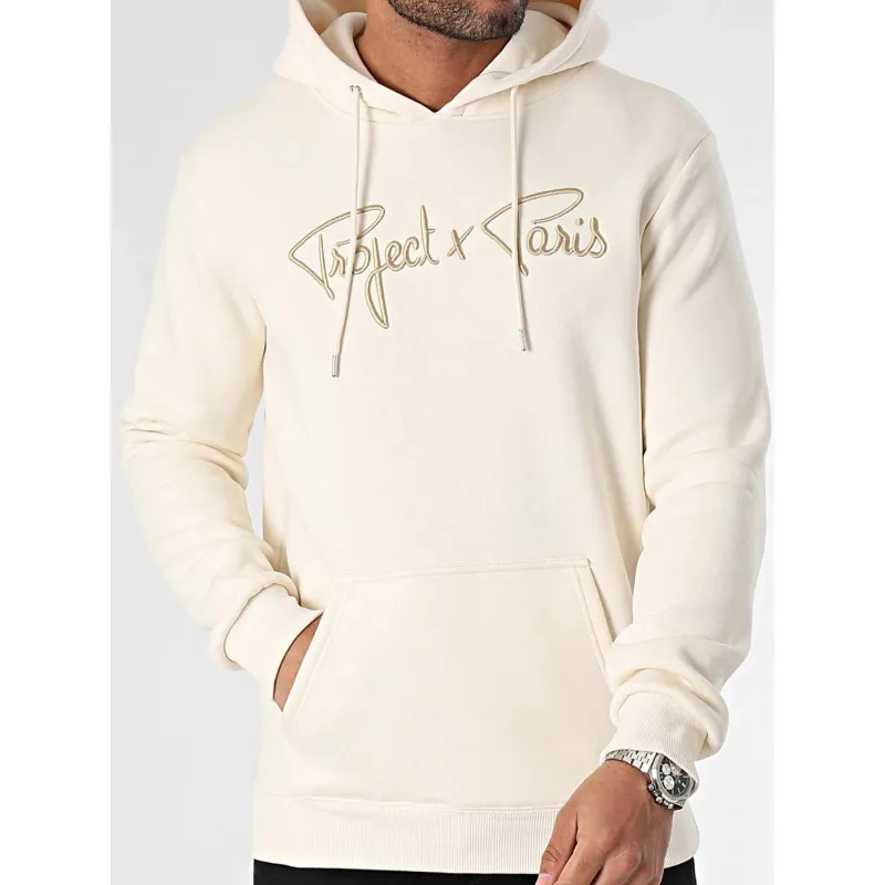 Sweat à capuche essential jaune homme - Puma | wimod