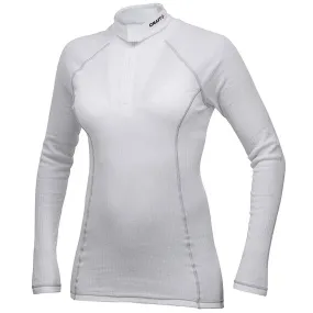 T-shirt blanc à col roulé pour femme, taille S