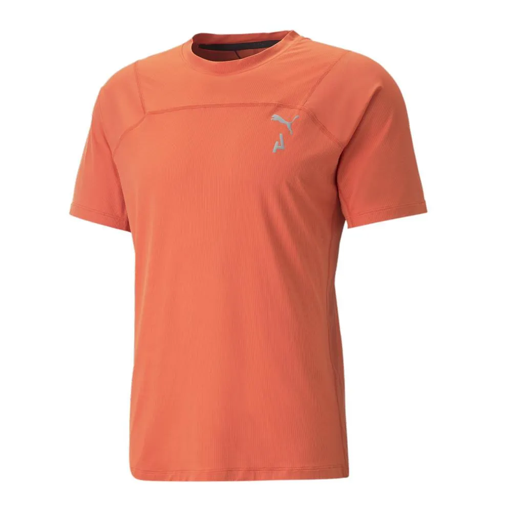 T-shirt de Running Orange HommePuma Coolcel