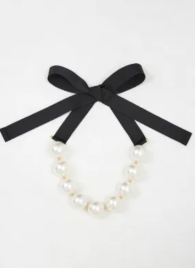 TARA JARMON  Collier v - bella - Blanc
