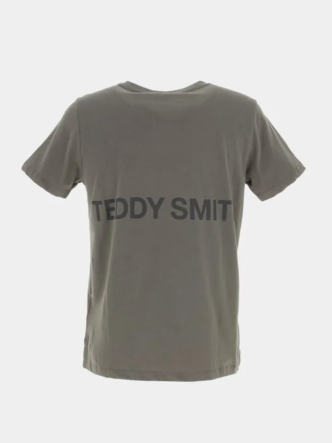 Teddy Smith Kid's Khaki T-Shirt - Wimod