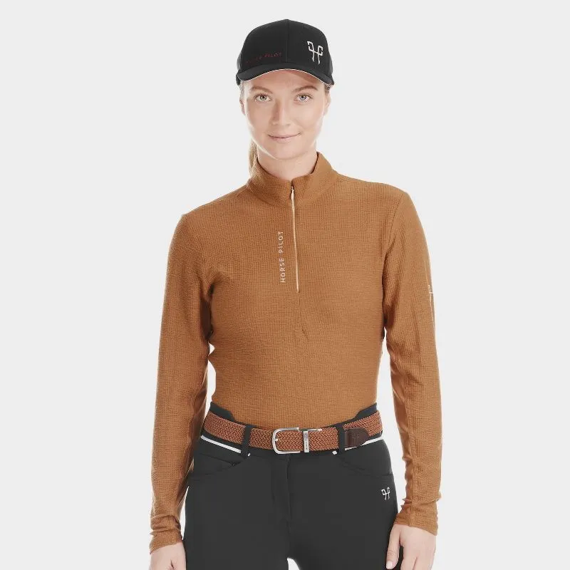 Women's Anti-UV Sunset Horse Pilot Riding Tee-shirt - Equestra