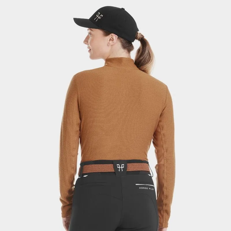 Women's Anti-UV Sunset Horse Pilot Riding Tee-shirt - Equestra