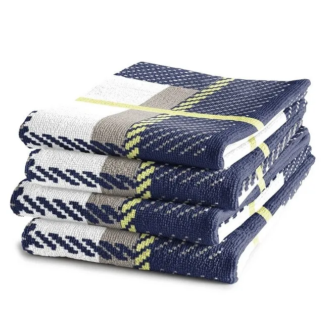 Torchons DDDDD Lemon Navy (Lot de 6)
