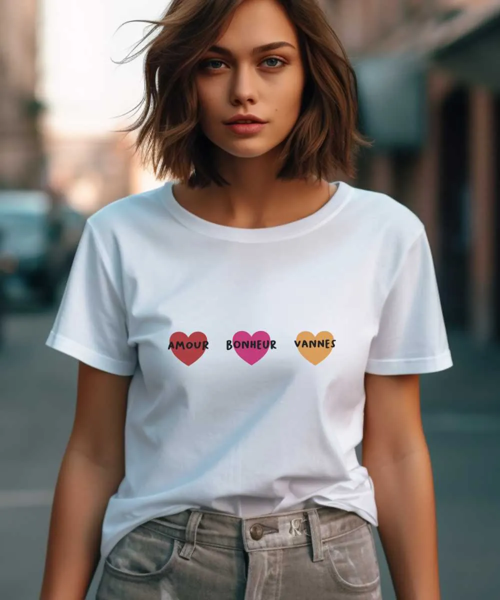Vannes happiness love shirt