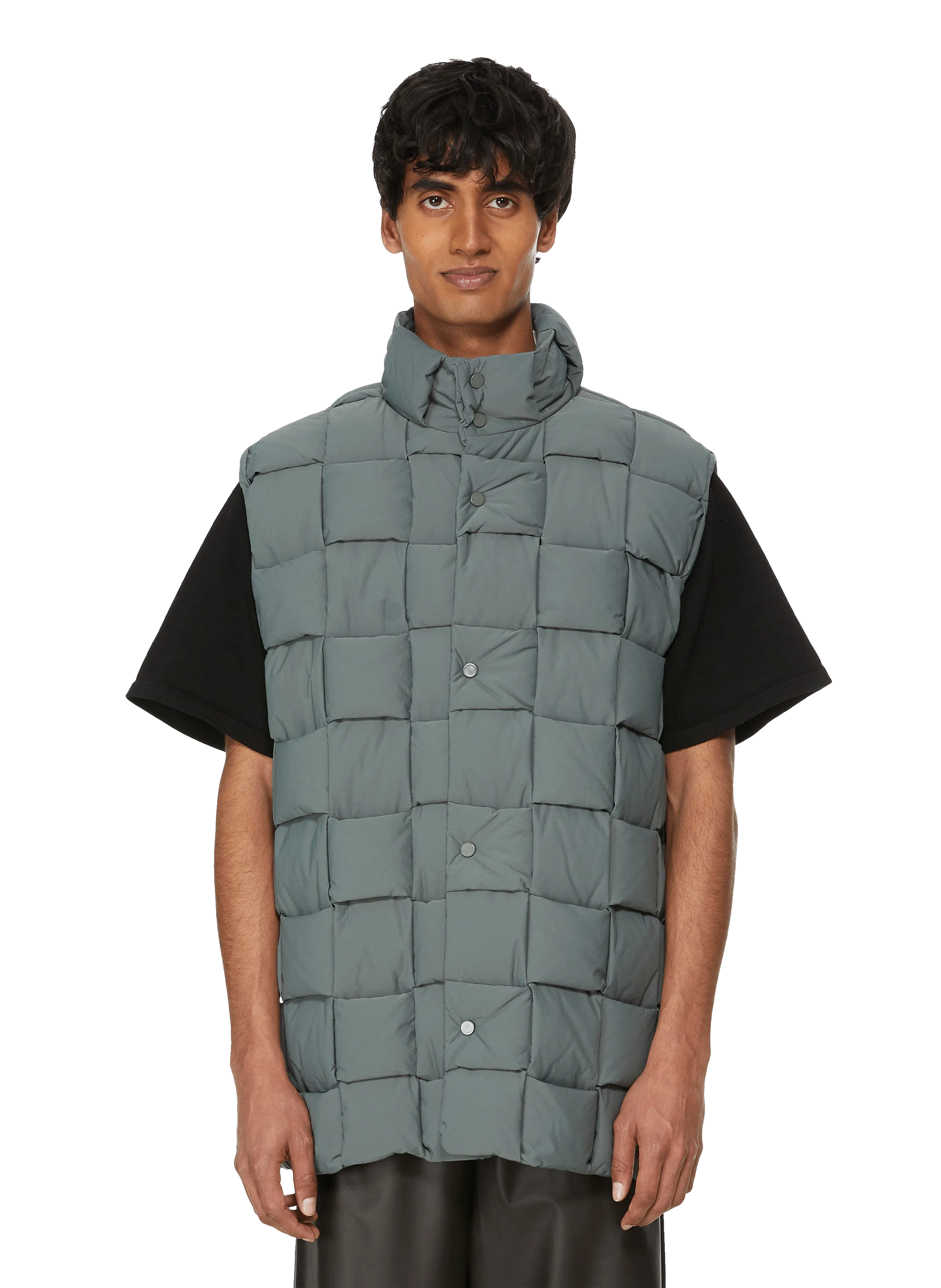 VESTE SANS MANCHE MATELASSéE TRESSéE - BOTTEGA VENETA pour HOMME | Printemps