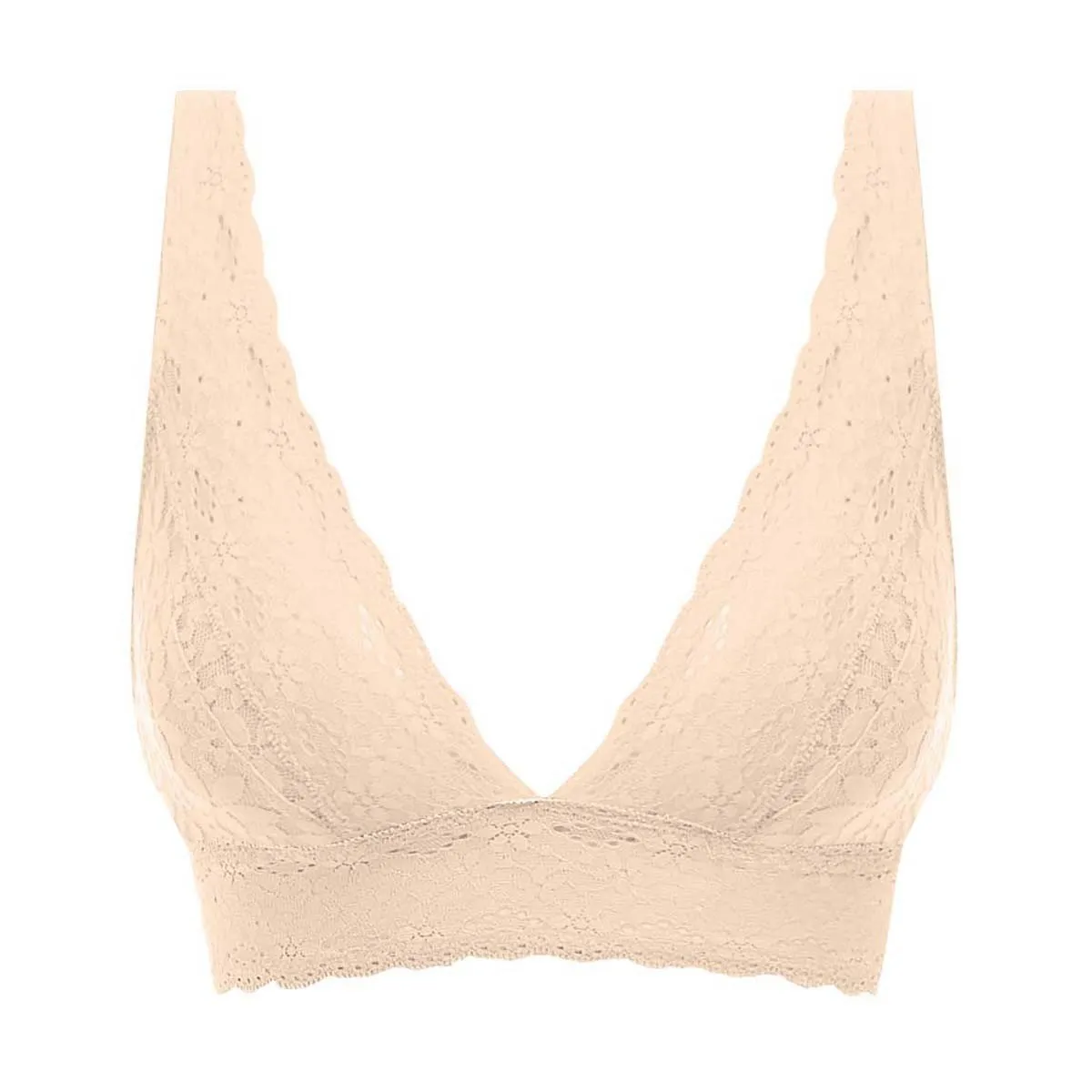 Wacoal Halo Lace Naturally Nude Scarf Bra - Wacoal Lingerie