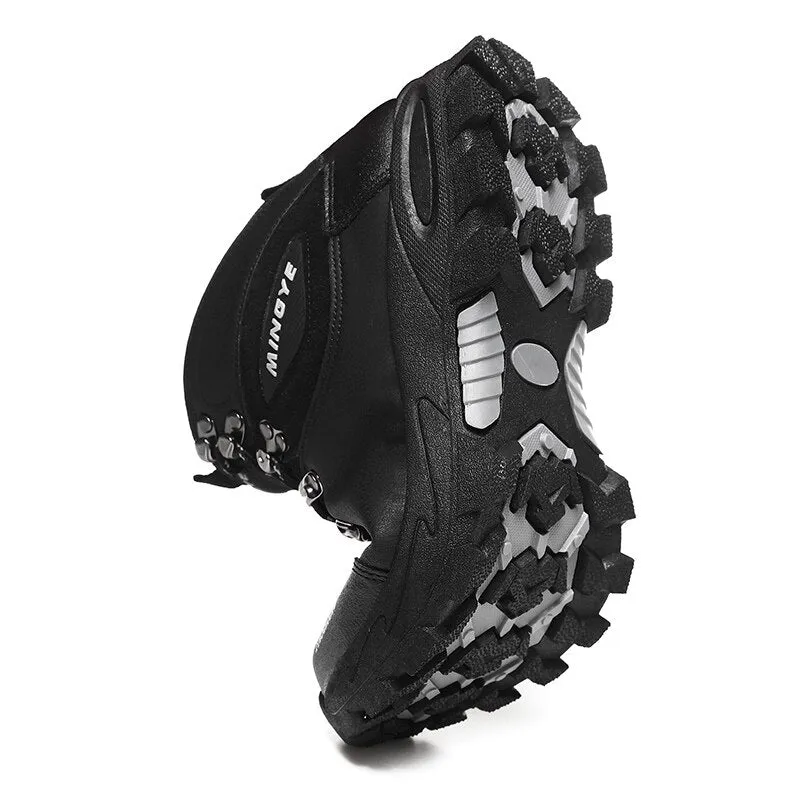 Waterproof XR-gtay hiking boots.