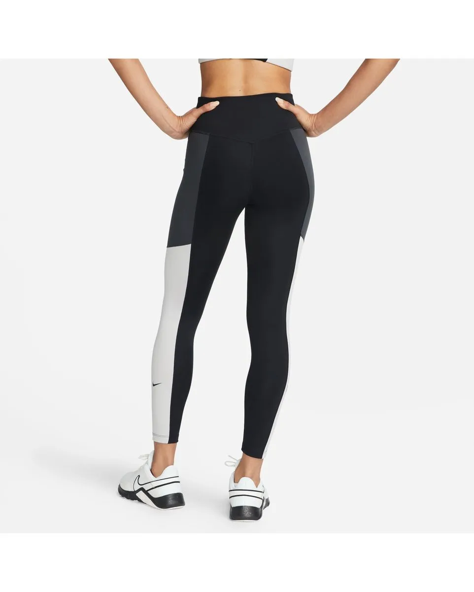 Women's Black Nike One Mid-Length 7/8 Tight Fit Leggings